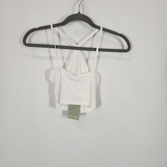 NWT H&M Divided Cotton cropped top‎ in White Size XS - Picture 5 of 8